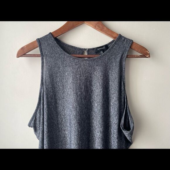 aritzia Babaton Slouchy heathered grey Tank Top size XS - Picture 3 of 9